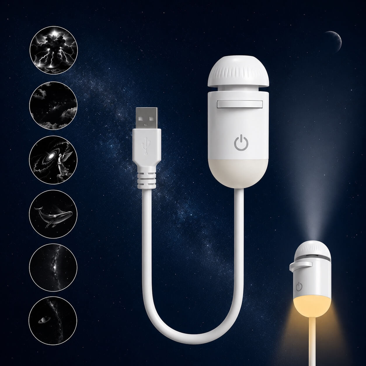 DreamGlow™ Galaxy Projector Pack