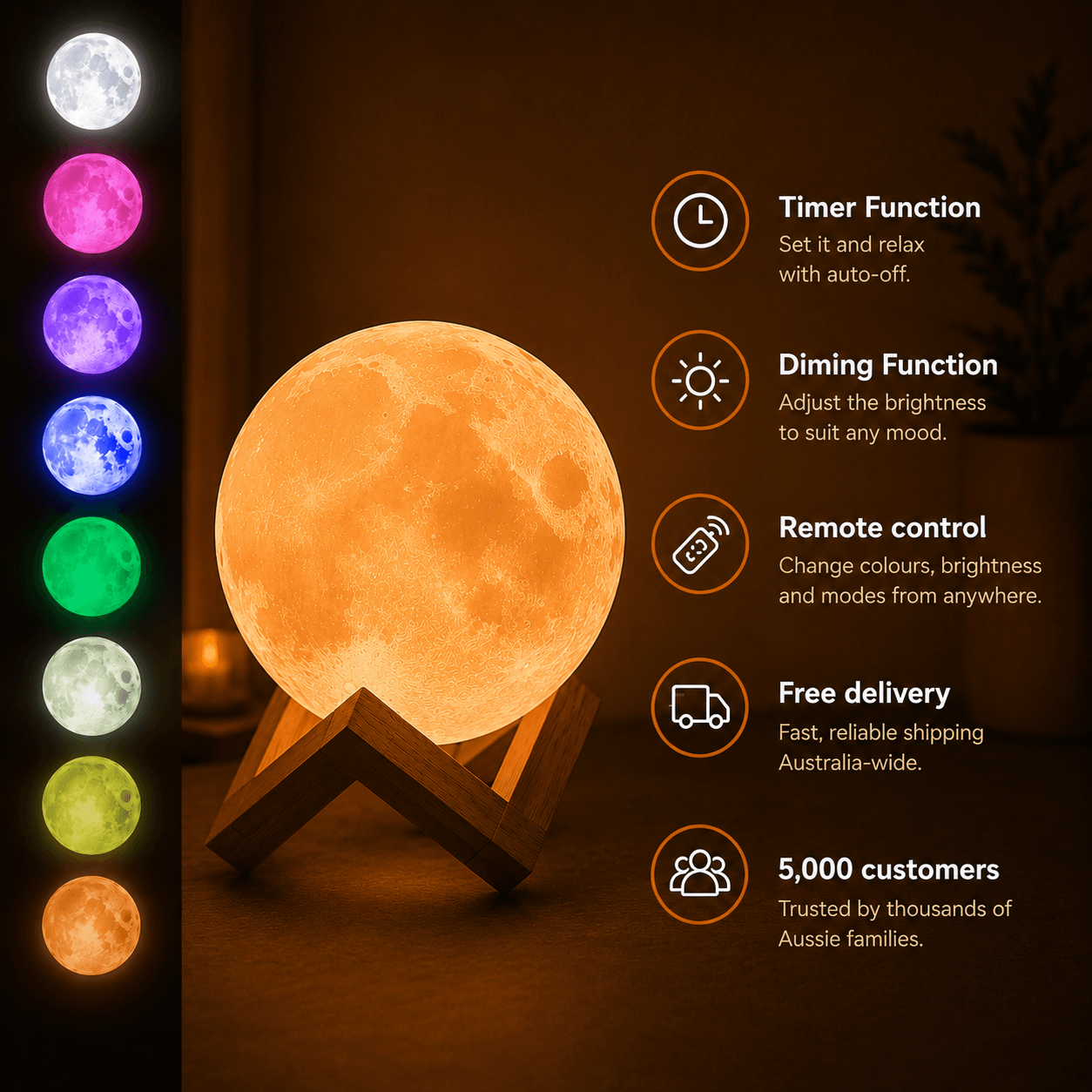 DreamGlow™ Luna Lamp